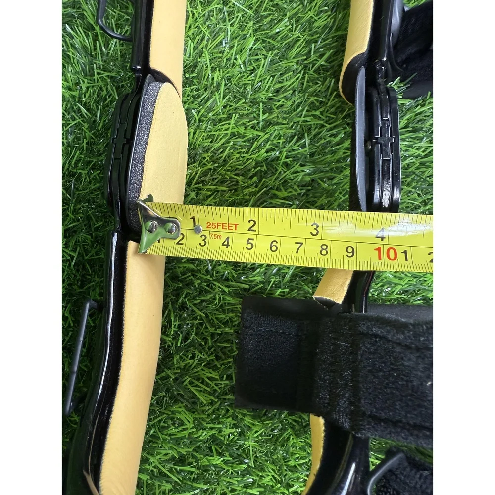 DONJOY Spinal Brace Black Tan Orthotic Adjustable Support Post-Op Pain Relief